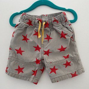 Baby Boden Canvas Star Shorts